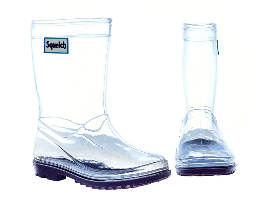 TRANSPARENT WELLIES FOR CHILDREN SQUELCH
