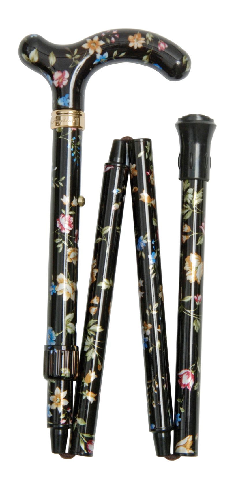 WALKING STICKS PATTERNED PETITE FOLDING ADJUSTABLE CLASSIC CANES